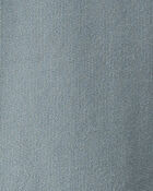 Toddler Organic Cotton Pocket Dress in Aqua Slate, image 4 of 5 slides