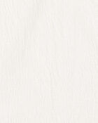 Baby Gauze Long-Sleeve Top - Cream, image 2 of 3 slides