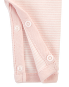 Baby Preemie Striped Cotton Sleep & Play Pajamas, image 4 of 7 slides