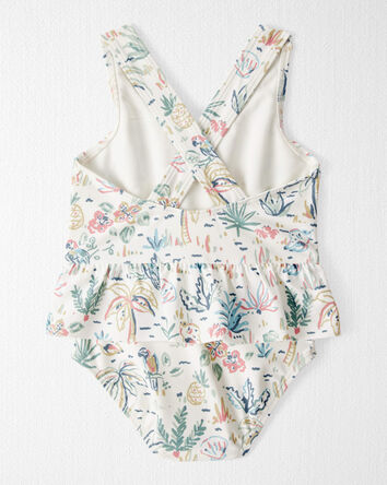 Baby Recycled Tropical-Print Swimsuit, 