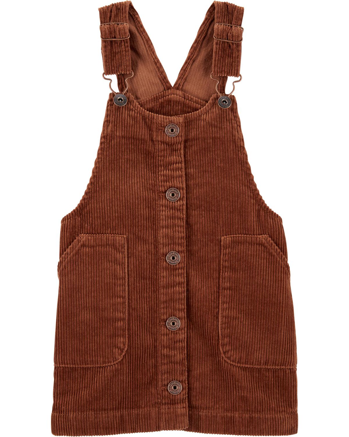 Chocolate Toddler Corduroy Jumper