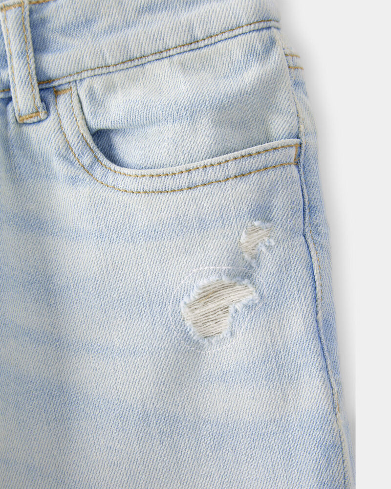 Kid High Rise Baggy Wide Leg Jeans - Lily Light Denim Wash, image 3 of 5 slides