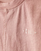 Boys Cali Cotton Short-Sleeve Tee - Brown, image 2 of 4 slides