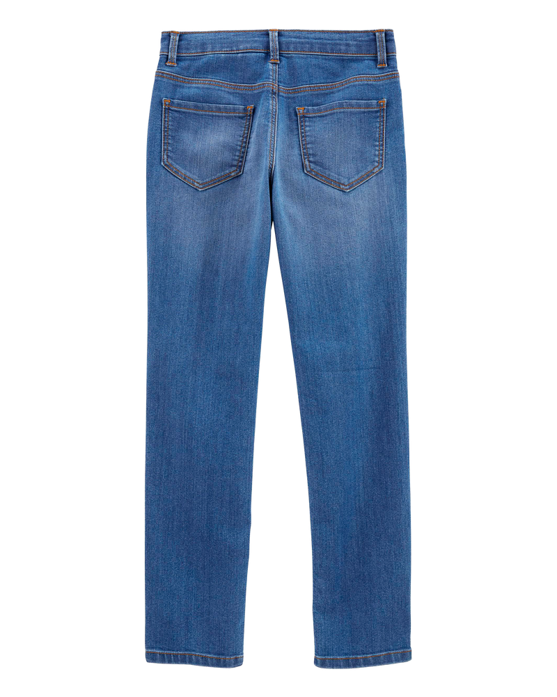Kid Medium Blue Wash Slim-Fit Skinny-Leg Jeans, image 2 of 5 slides