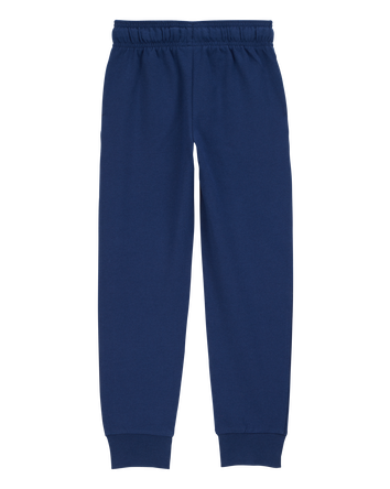 Kid Pull-On Drawstring Joggers - Navy, 