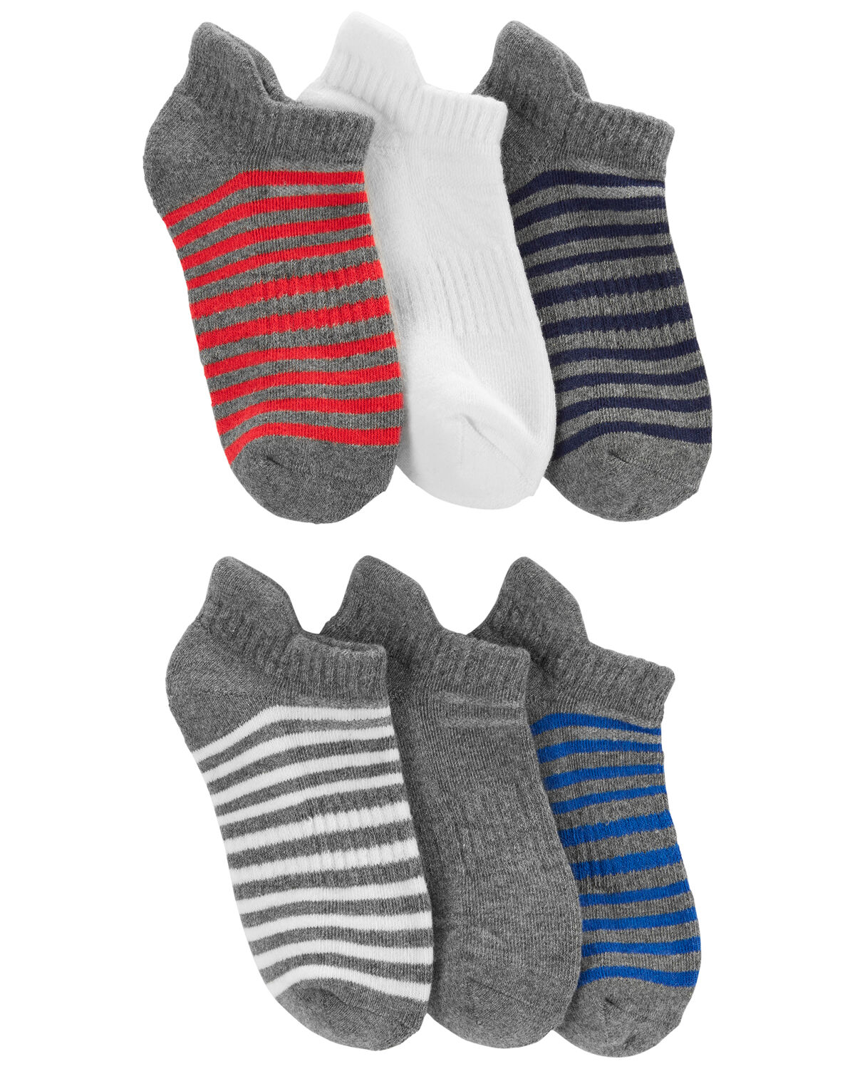 Multi Kid 6Pack Ankle Socks
