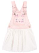 Pink - Baby Bunny Glitter Jumper Dress