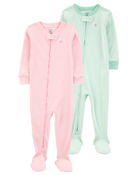 Toddler 2-Pack Footie Pajamas, image 1 of 5 slides