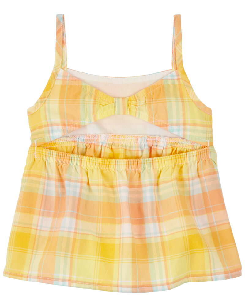 Baby 2-Piece Plaid Set with Bubble Shorts, image 2 of 5 slides