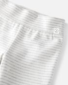 Baby 2-Pack Organic Cotton Grow-With-Me  Joggers, image 2 of 5 slides