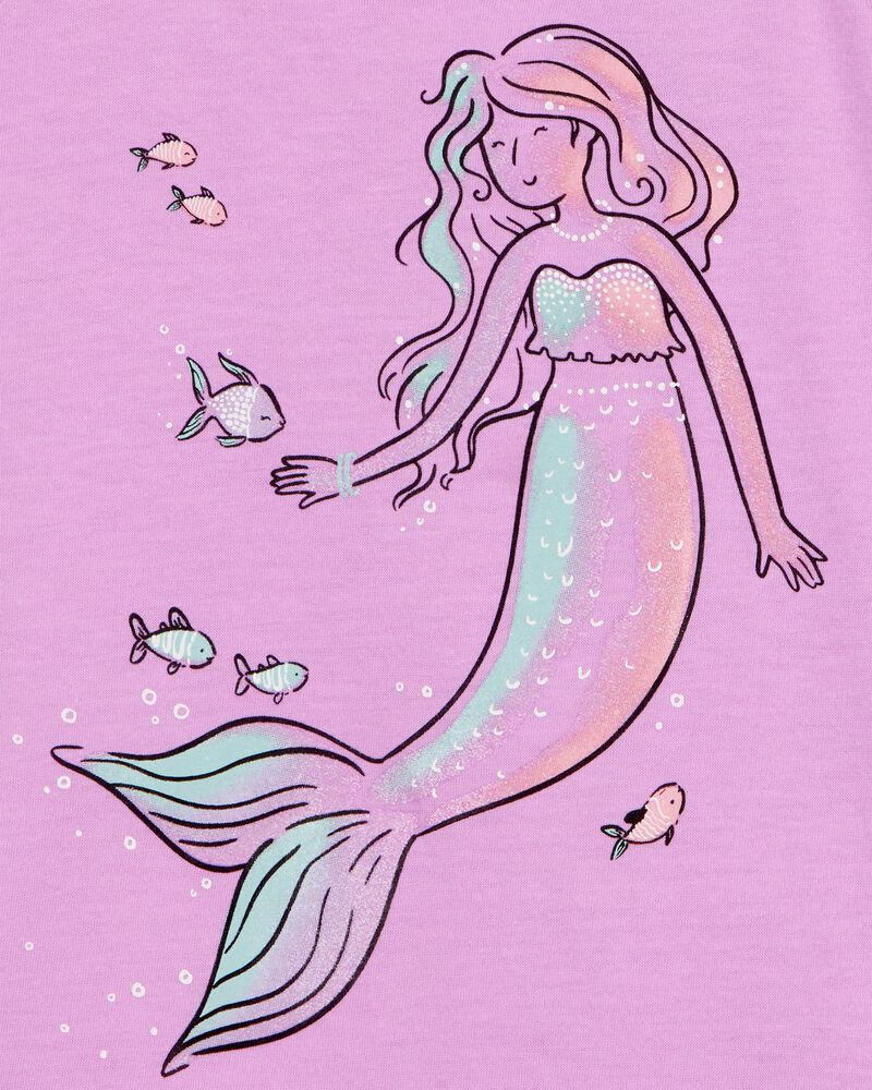 Girls 2-Pack Mermaid Nightgowns, image 2 of 4 slides