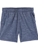 Blue - Kid Pull-On Athletic Shorts
