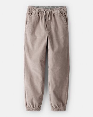 Boys Corduroy Joggers - Grey, 