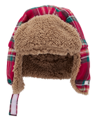 Baby Plaid Fuzzy Trapper Hat, image 1 of 2 slides