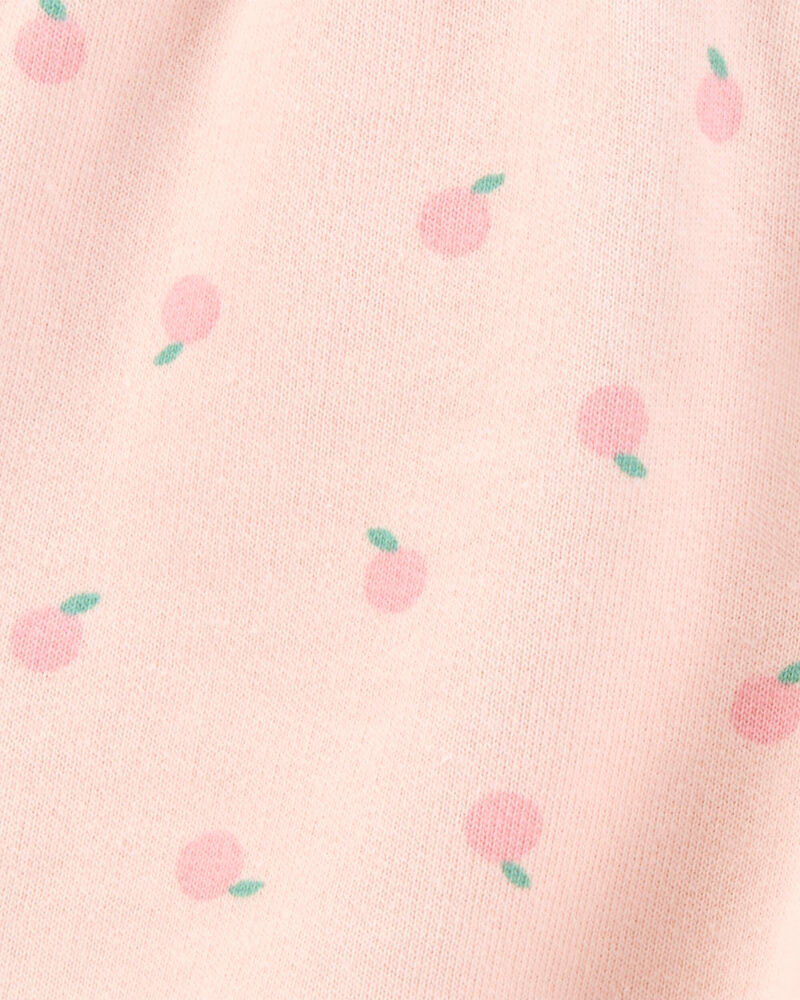 Baby Pull-On French Terry Shorts - Pink, image 3 of 4 slides