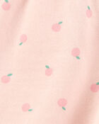 Baby Pull-On French Terry Shorts - Pink, image 3 of 4 slides