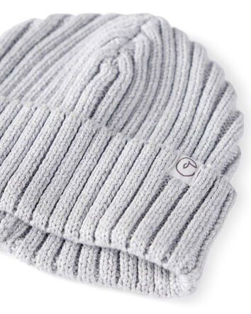 Baby Organic Cotton Sweater Knit Beanie, 