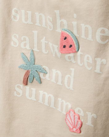 Baby Sunshine, Saltwater and Summer Graphic Tee, 