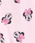 Toddler 1-Piece Minnie Mouse 100% Snug Fit Cotton Footie Pajamas, image 2 of 2 slides