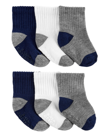 Toddler 6-Pack Ankle Socks, 