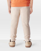 Toddler Pull-On Drawstring Joggers - Khaki, image 3 of 6 slides