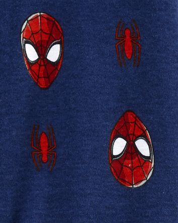 Toddler 1-Piece Spider-Man 100% Snug Fit Cotton Footie Pajamas, 