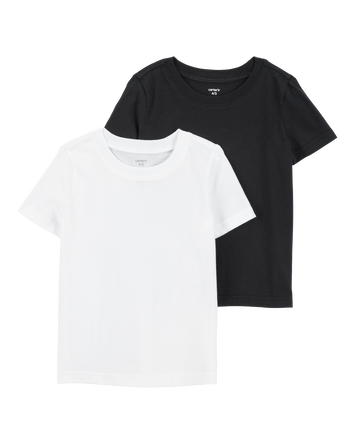 Kid 2-Pack Short-Sleeve Cotton Tees, 