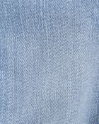 Baby Neutral Denim Bubble Romper - Blue, image 3 of 5 slides