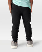 Toddler Pull-On Drawstring Joggers - Black, image 3 of 6 slides