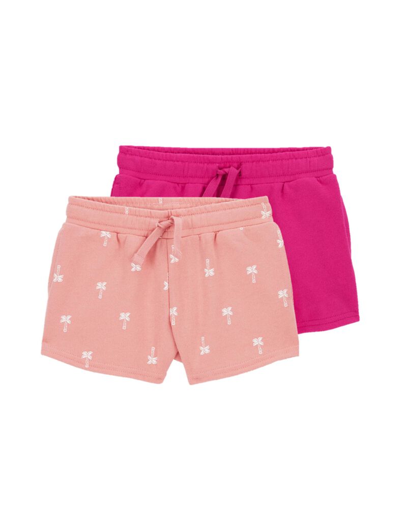Toddler 2-Pack Pull-On French Terry Shorts, image 1 of 1 slides