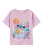 Kid Disney© Lilo & Stitch Graphic Tee - Pink, image 1 of 2 slides