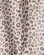 Baby Girl 2-Piece Leopard Leopard Print Long-Sleeve Dress Set, image 4 of 6 slides
