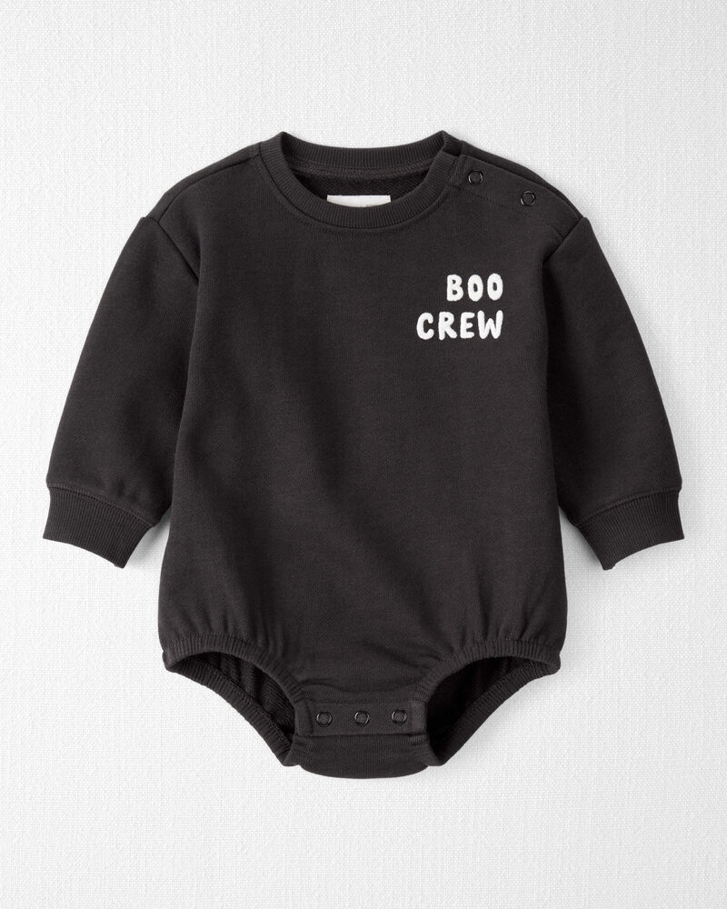 Baby Organic Cotton Boo Crew Bubble, image 1 of 5 slides