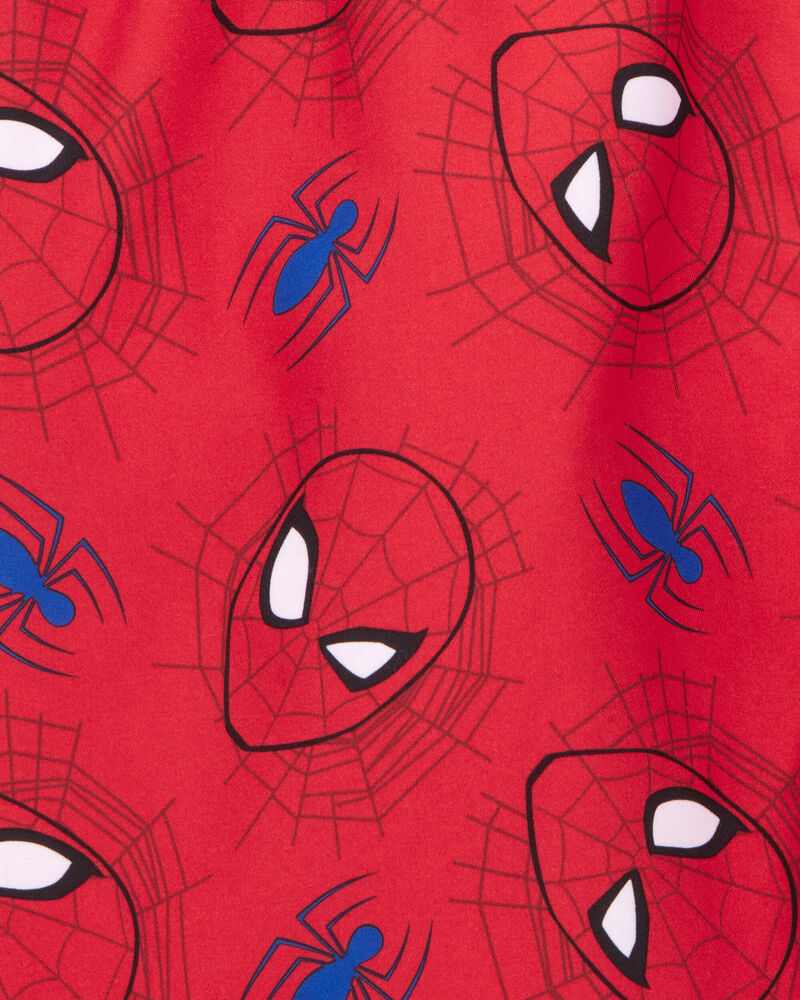 Kid Marvel™ Spider-Man Swim Trunks - Red/Blue, image 3 of 3 slides