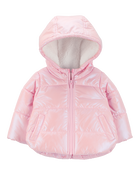 Baby Shiny Puffer Jacket, image 1 of 3 slides