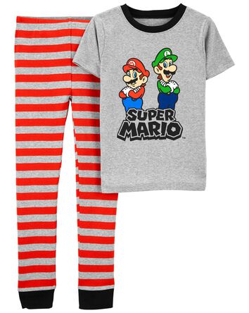 Kid Super Mario™ 100% Snug Fit Cotton Pajamas, 