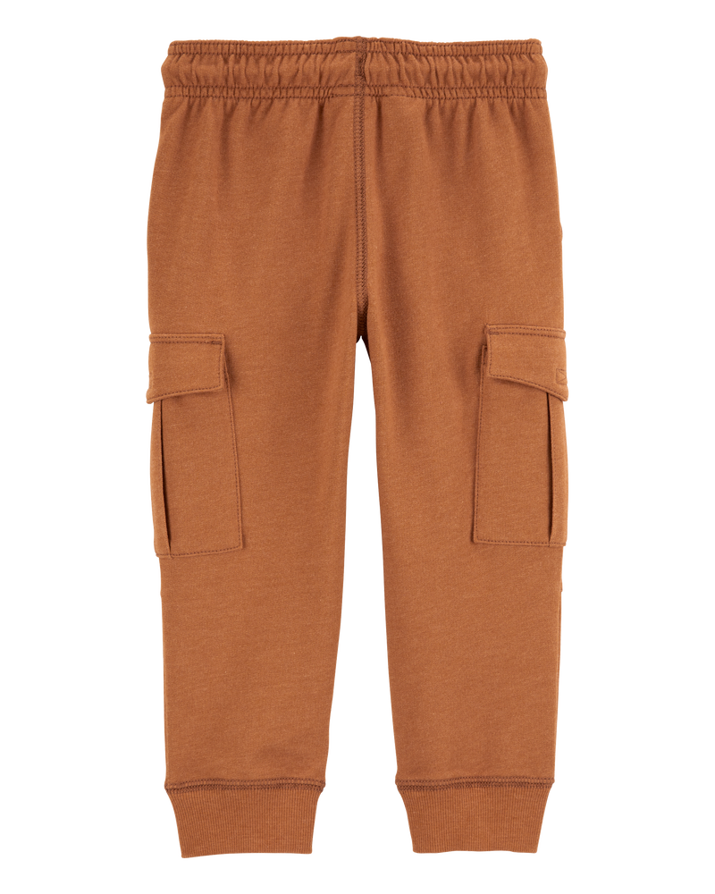 Baby Pull-On Knit Cargo Pants, image 2 of 5 slides