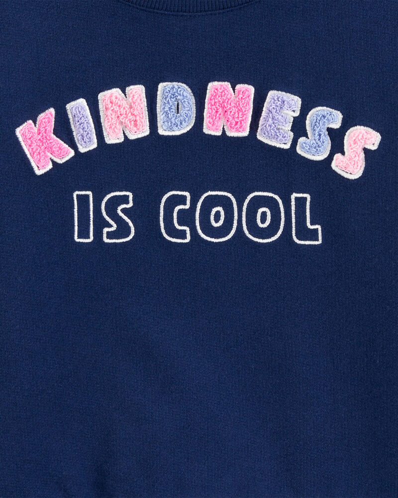 Toddler Kindness Is Cool Sweatshirt, image 2 of 3 slides