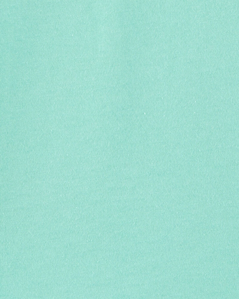 Turquoise Cotton Tee, image 3 of 4 slides