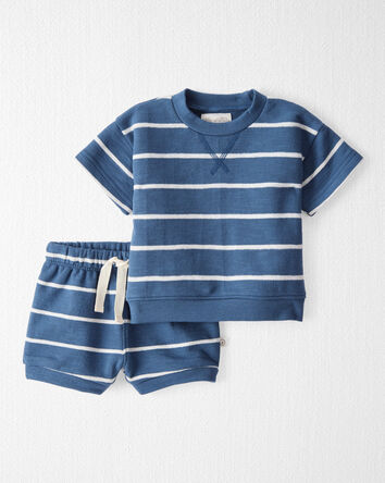 Baby 2-Piece Organic Cotton French Terry Set, 