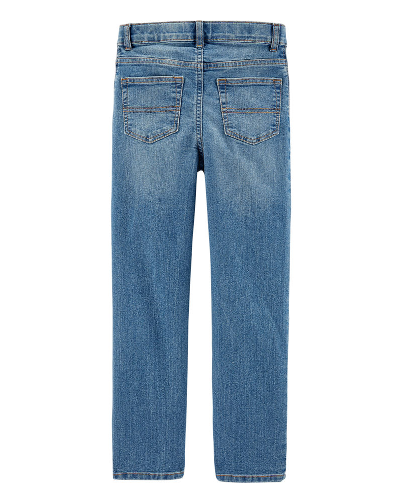 Kid Medium Wash Straight-Leg Jeans, image 2 of 5 slides