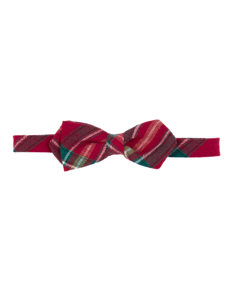 Plaid Holiday Bow Tie, image 1 of 2 slides