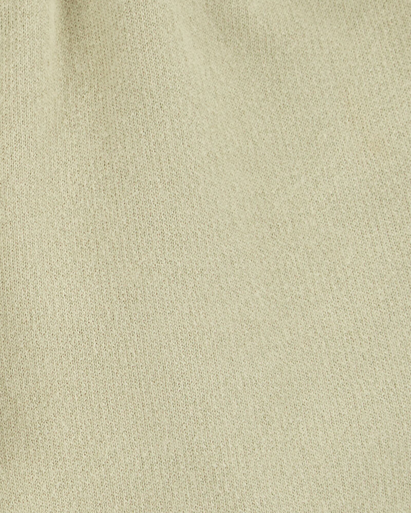 Baby Pull-On French Terry Shorts - Tan, image 3 of 4 slides