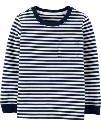 Kid Striped Pocket Jersey Tee, 