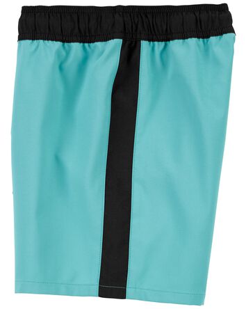 Kid Active Drawstring Shorts in Moisture Wicking Fabric, 