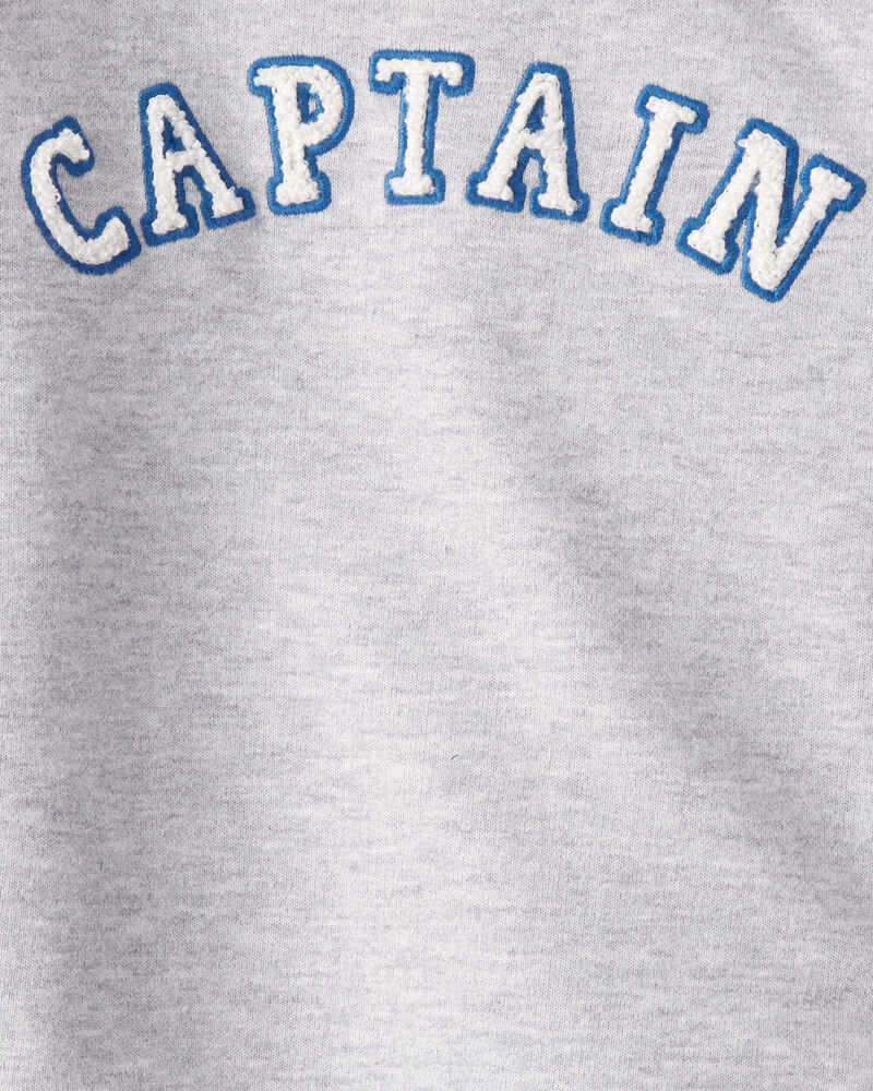 Baby Boy French Terry Long-Sleeve Pullover Sweatshirt, image 3 of 4 slides