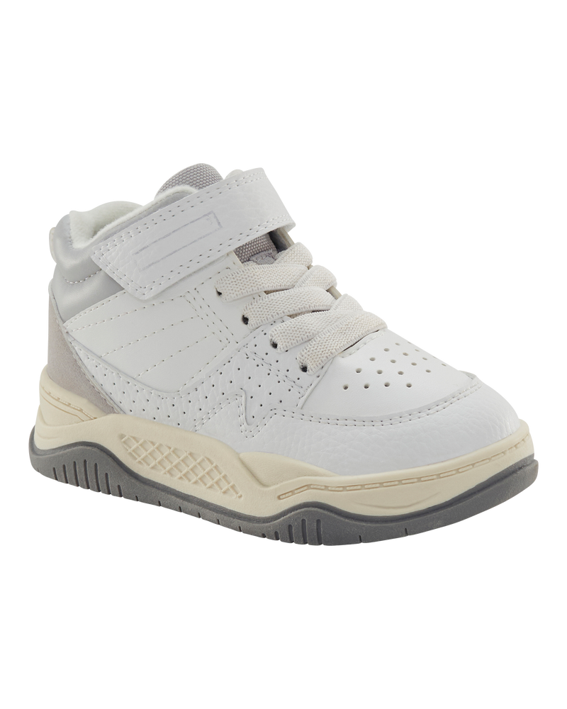 Toddler Casual Easy On High-Top Sneakers - Grey, image 1 of 7 slides