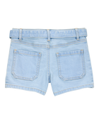 Kid Iconic Denim Shorts - Blue, image 2 of 4 slides