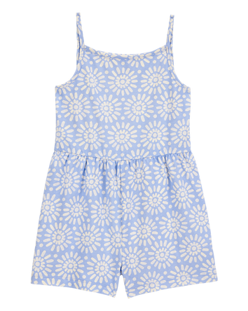 Kid Geo Print Tank Romper, 