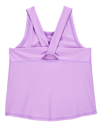 Kid Active Twist Tank - Purple, 